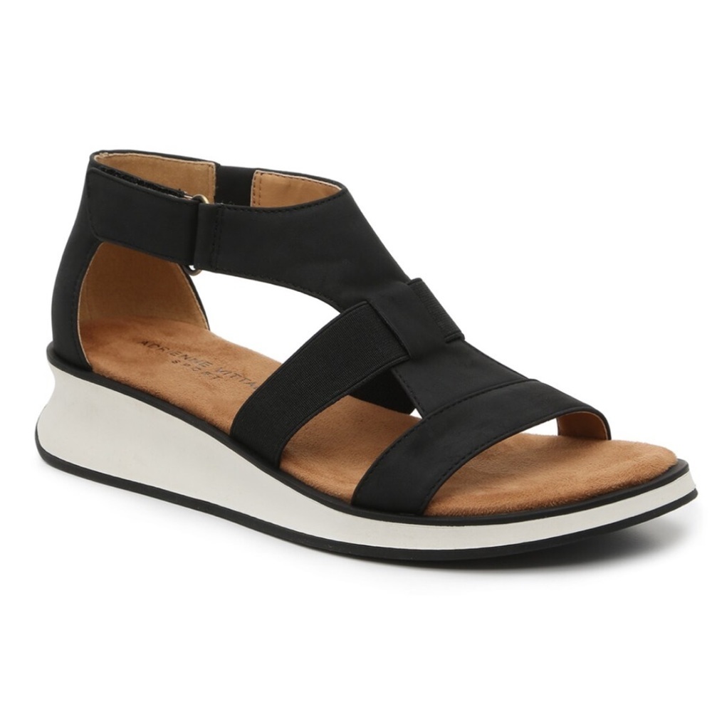 Adrienne Vittadini Sport Mabelle Wedge Sandals Size 9.5